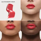 Помада для губ Burberry Brit Shine с блеском, увлажняющая, 3 г, оттенок Strawberry Cream 622 — фото 2