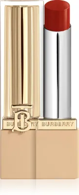 Помада для губ Burberry Brit Shine с блеском, увлажняющая, 3 г, оттенок Burnished Red 117