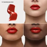 Помада для губ Burberry Brit Shine с блеском, увлажняющая, 3 г, оттенок Burnished Red 117 — фото 2
