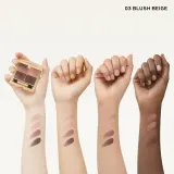 Палетка теней для век Burberry Eyequads Palette, 4 оттенка, стойкие, 4,7 г, оттенок Blush Beige 03 — фото 2