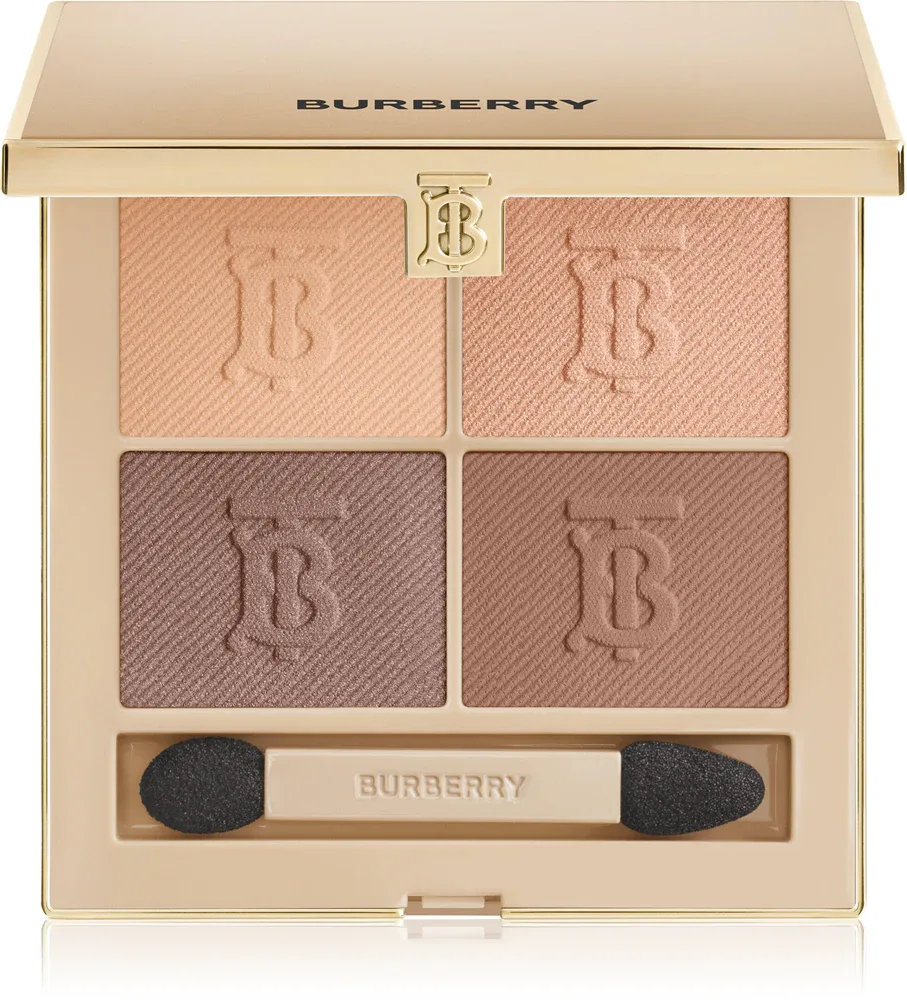 Палетка теней для век Burberry Eyequads Palette, 4 оттенка, стойкие, 4,7 г, оттенок Iconic Honey 01