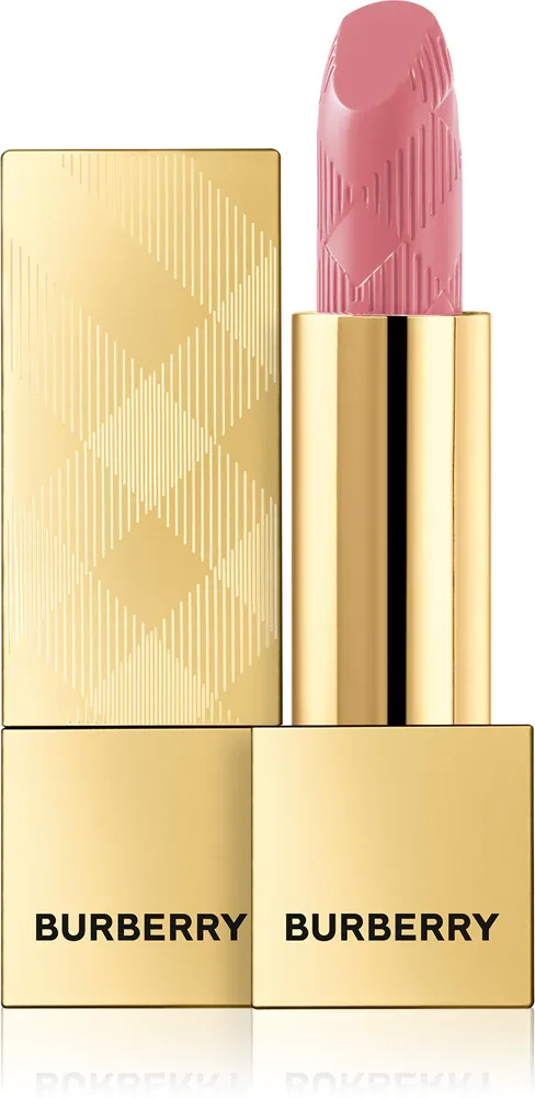 Помада для губ Burberry Kisses сатиновая, стойкая, с гиалуроновой кислотой, 3 г, оттенок English Petal 25