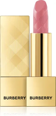 Помада для губ Burberry Kisses сатиновая, стойкая, с гиалуроновой кислотой, 3 г, оттенок English Petal 25