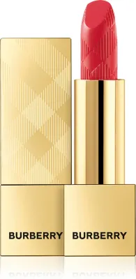 Помада для губ Burberry Kisses сатиновая, стойкая, с гиалуроновой кислотой, 3 г, оттенок Pomegranate Pink 41
