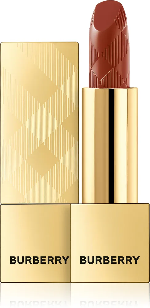 Помада для губ Burberry Kisses сатиновая, стойкая, с гиалуроновой кислотой, 3 г, оттенок Deep Crimson 92