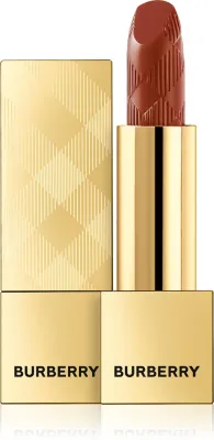 Помада для губ Burberry Kisses сатиновая, стойкая, с гиалуроновой кислотой, 3 г, оттенок Deep Crimson 92