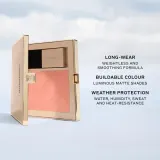 Румяна для лица Burberry Beyond Wear Outdoor Blush компактные, стойкие, с зеркалом и кисточкой, 9 г, оттенок 32 Rose Meadow — фото 4