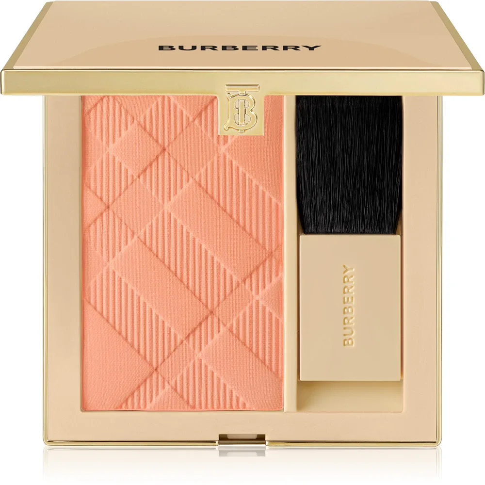 Румяна для лица Burberry Beyond Wear Outdoor Blush компактные, стойкие, с зеркалом и кисточкой, 9 г, оттенок 40 Peach Tree
