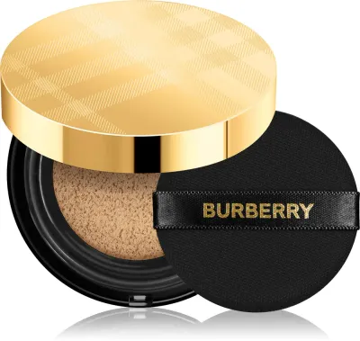 Тональный кушон Burberry Ultimate Glow Cushion с эффектом сияния, увлажняющий, 14 г, оттенок Light Warm 30