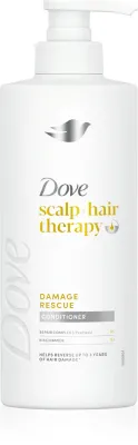 Кондиционер для волос Dove Scalp + Hair Therapy Damage Rescue для повреждённых и окрашенных волос, 400 мл