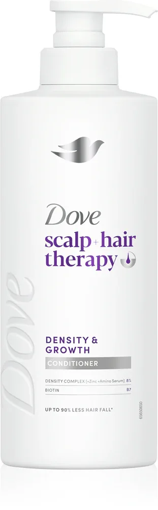 Кондиционер для волос Dove Scalp + Hair Therapy Density Growth укрепляющий, с биотином и цинком, 400 мл
