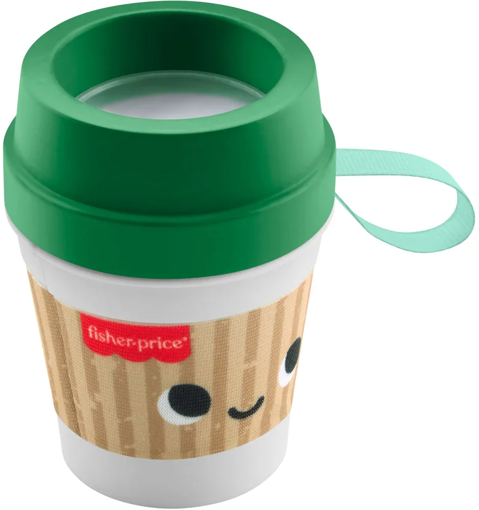 Прорезыватель Fisher-Price Coffee Cup Teether в виде кофейного стаканчика, удобно держать, 1 шт