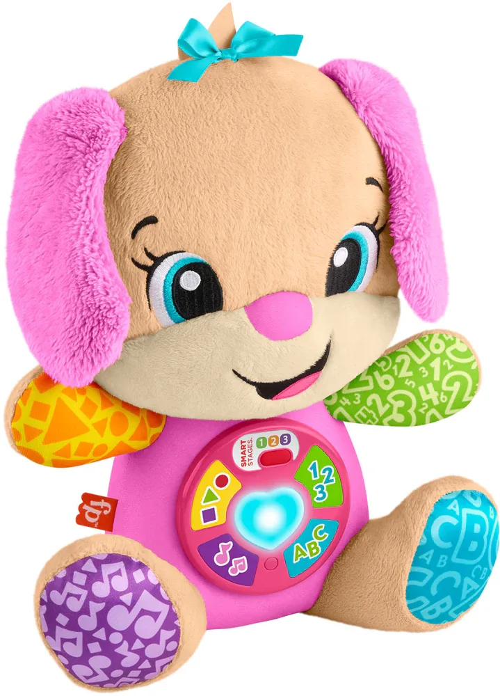 Интерактивная игрушка Fisher-Price Smart Stages со световыми эффектами, плюшевая, 1 шт