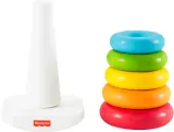 Пирамидка Fisher-Price Rock-A-Stack Rings с кольцами, яркая, 1 шт — фото 3