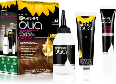 Стойкая краска для волос Garnier Olia Big Kit на масляной основе, с кондиционером, 1 шт