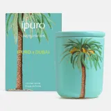 ípuro Travel The World Dubai - Ароматическая свеча ipuro Travel The World Dubai с тропическим ароматом, хлопковый фитиль, 270 г, 270 г — фото 3