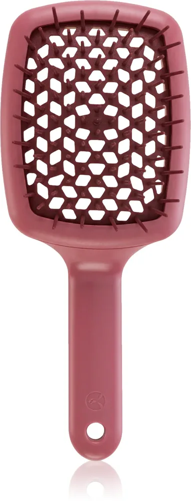 Щетка для волос плоская Janeke Curvy M Vented Brush для укладки феном, для объема, 1 шт