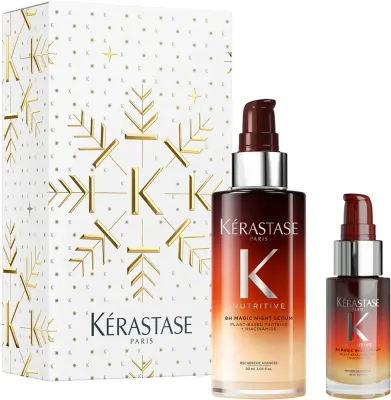 Kérastase Nutritive 8H Magic Night Serum - Набор сывороток для волос Kerastase Nutritive 8H Magic Night Serum ночные, восстанавливающие, 90 мл и 30 мл