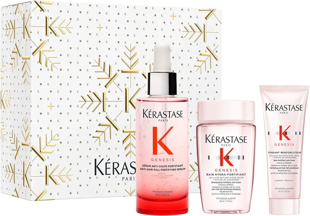Kérastase Genesis - Набор для волос Kerastase Genesis шампунь, кондиционер и сыворотка против выпадения, подарочный