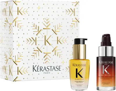 Kérastase Elixir Ultime & Nutritive Mini set - Набор для волос Kerastase Elixir Ultime Nutritive Mini set масло и ночная сыворотка