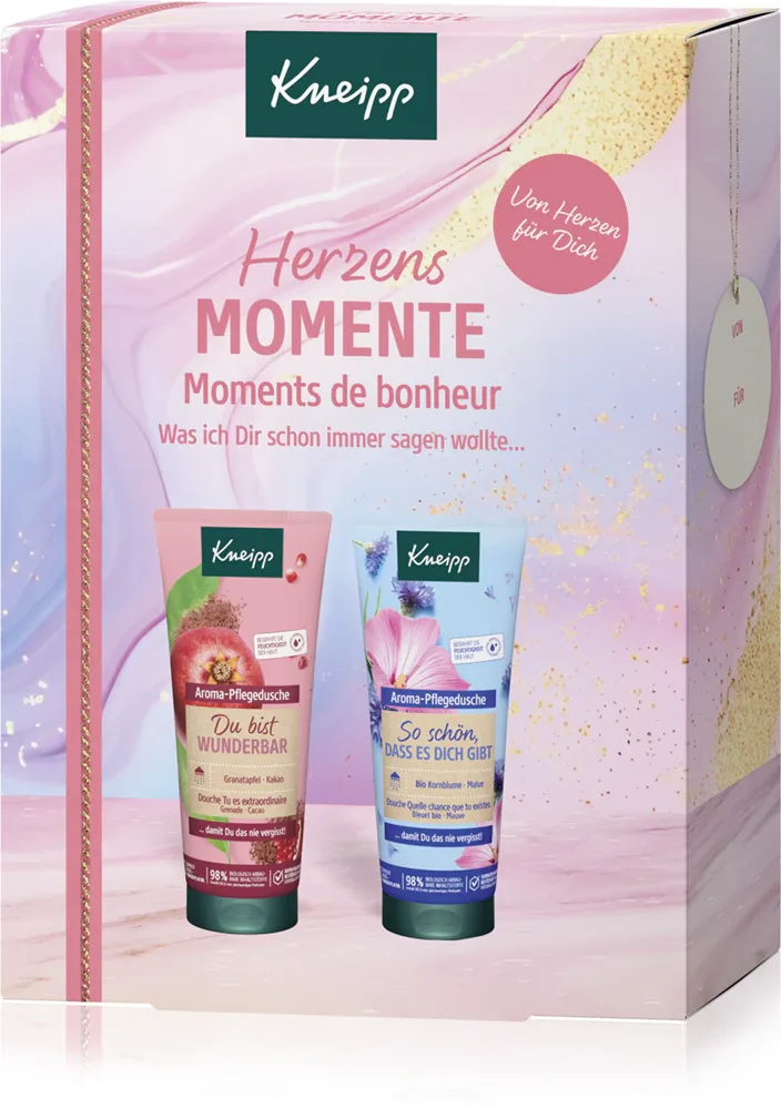 Набор гелей для душа Kneipp Right from the Heart подарочный, 2 x 200 мл
