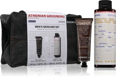 Набор косметики для мужчин Korres Athenian Grooming для лица, подарочный