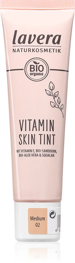 Тонирующий крем для лица Lavera Vitamin Skin Tint с витаминами, увлажняющий, 30 мл