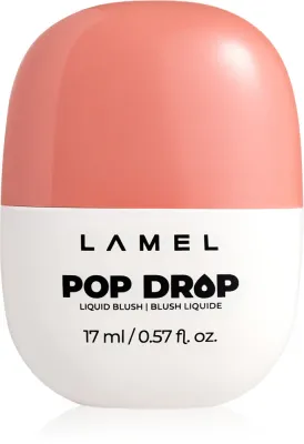 Румяна жидкие LAMEL Pop Drop Liquid Blush с эффектом естественного румянца, 17 мл