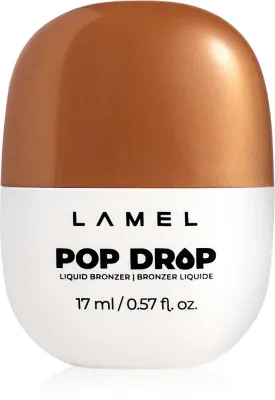 Бронзер жидкий LAMEL Pop Drop Liquid Bronzer с эффектом загара, для контуринга, 17 мл
