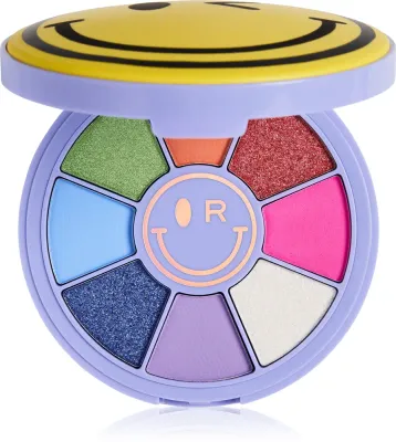 Палетка теней для век Revolution S.W.Smiley Palette, 8 оттенков, матовые, мерцающие и металлические, 1 шт