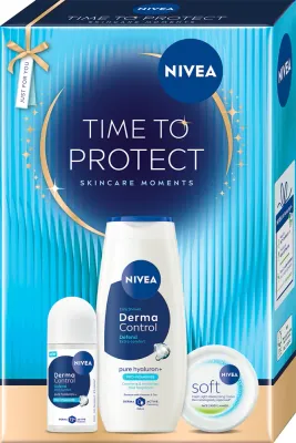 Набор косметики NIVEA Time to Protect подарочный, для ухода за телом