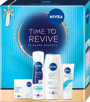 Набор косметики NIVEA Time to Revive подарочный, для ухода за телом