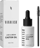 Масло для ресниц и бровей Nanolash Lash Brow Castor Oil касторовое, 30 мл — фото 2