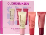 Набор блесков для губ OLEHENRIKSEN Pout Preserve Mini Hydrating Peptide Lip Trio увлажняющих, подарочный, 3 шт. по 7 мл — фото 1