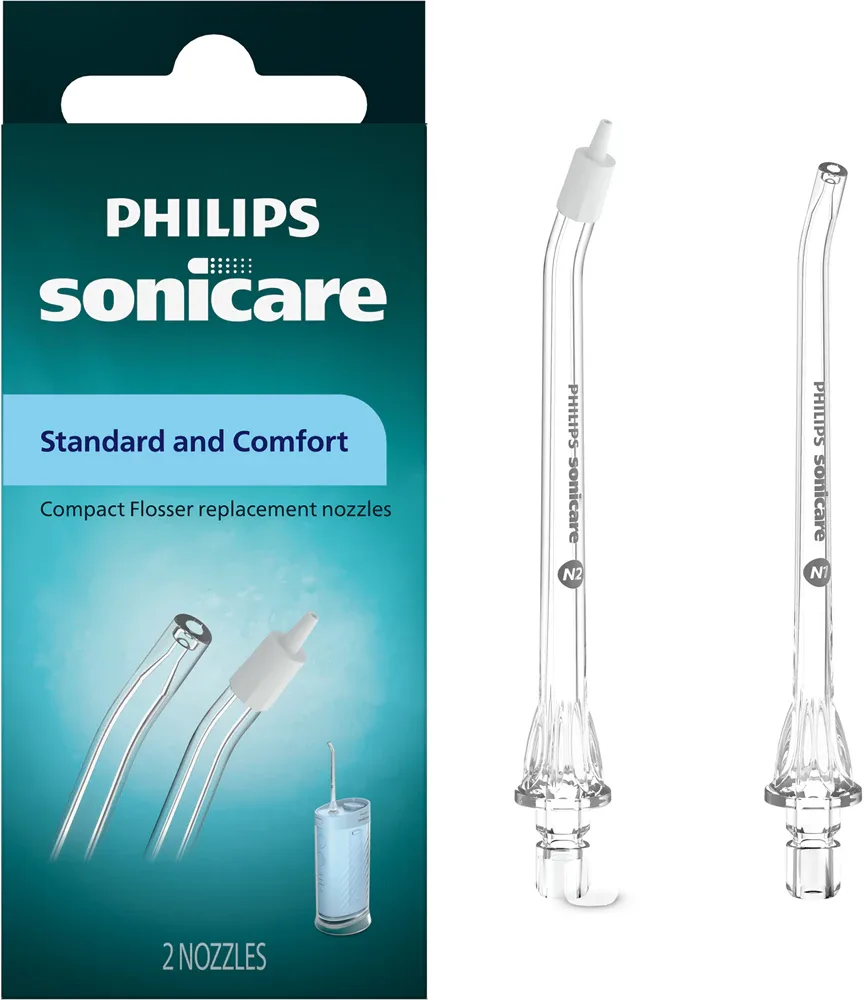 Насадки для ирригатора Philips Sonicare HX3072/00 для межзубных промежутков, 2 шт