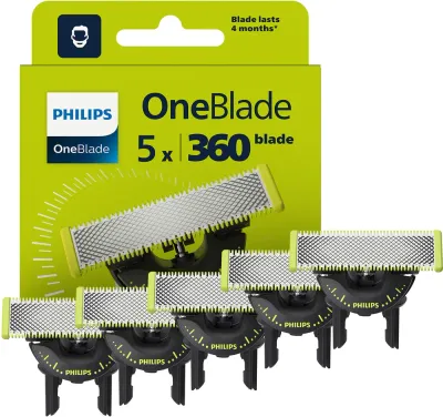 Лезвия сменные Philips OneBlade 360 QP450/50 для бритья лица, 1 шт