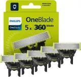 Лезвия сменные Philips OneBlade 360 QP450/50 для бритья лица, 1 шт — фото 1