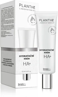 PLANTHÉ Moisturizing Face Cream HA+ - Крем для лица увлажняющий PLANTHE Moisturizing Face Cream HA+ с гиалуроновой кислотой и ниацинамидом, 50 мл, 50 мл