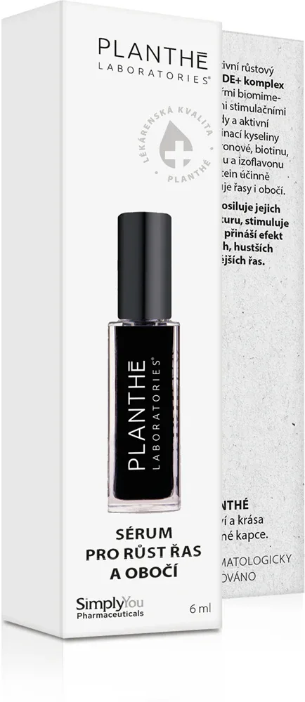 PLANTHÉ Eyelash and Eyebrow Growth Serum - Сыворотка для ресниц и бровей PLANTHE Eyelash and Eyebrow Growth Serum для роста, 6 мл, 6 мл