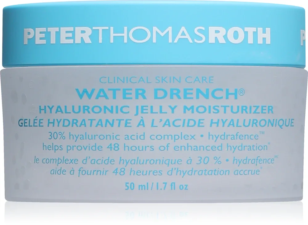Крем-гель для лица увлажняющий Peter Thomas Roth Water Drench Hyaluronic Jelly Moisturizer охлаждающий, с матовым финишем, 50 мл