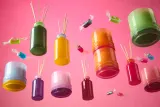 Свеча ароматическая Paddywax Violet Vanilla, с соевым воском, весенне-летний аромат, 198 г — фото 4