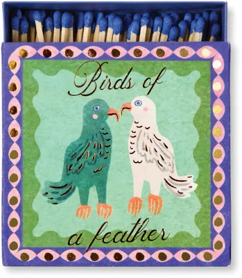 Спички Paddywax Square Birds of a Feather, 125 шт