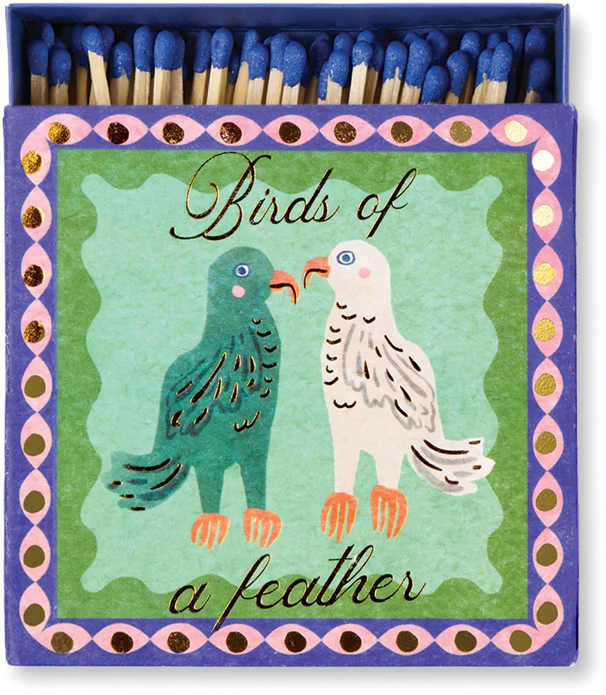 Спички Paddywax Square Birds of a Feather, 125 шт