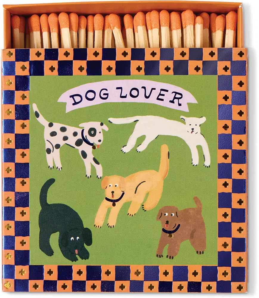 Спички Paddywax Square Dog Lover, 125 шт