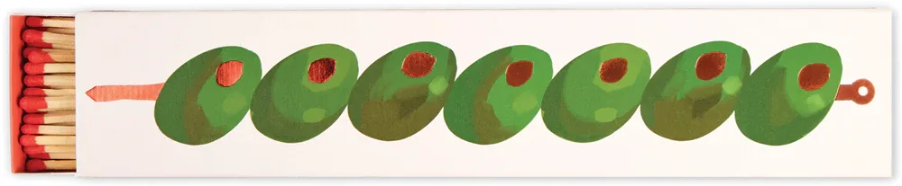 Спички Paddywax Slender Olives, 45 шт