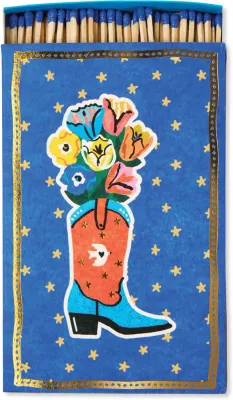 Спички Paddywax Large Rectangle Matches Cowboy Boot, 120 шт