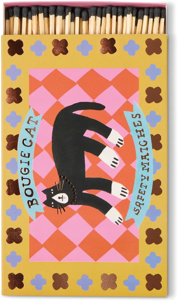 Спички Paddywax Large Rectangle Matches Bougie Cat, 120 шт