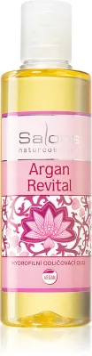 Масло для снятия макияжа Saloos Make-up Removal Oil Argan Revital с аргановым маслом, для водостойкого макияжа, 200 мл