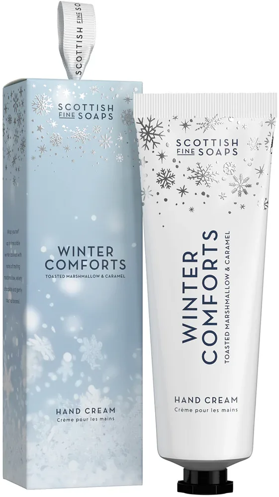 Крем для рук Scottish Fine Soaps Winter Comforts увлажняющий, питательный, 75 мл zapachy Toasted Marshmallow & Caramel