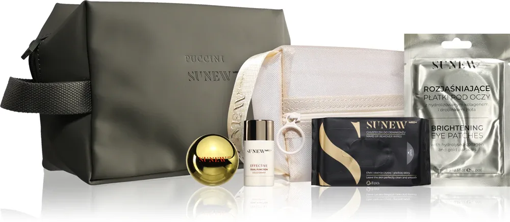 Дорожный набор косметики SUNEWMED+ x Puccini Travel Beauty Set с косметичкой, 1 шт